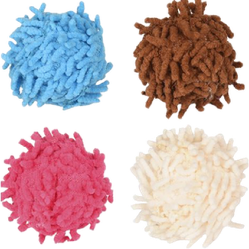 Katteleke Dax Ball Mix 4 cm - Katt - Katteleker & viftepinner - Baller og lekeballer - Flamingo