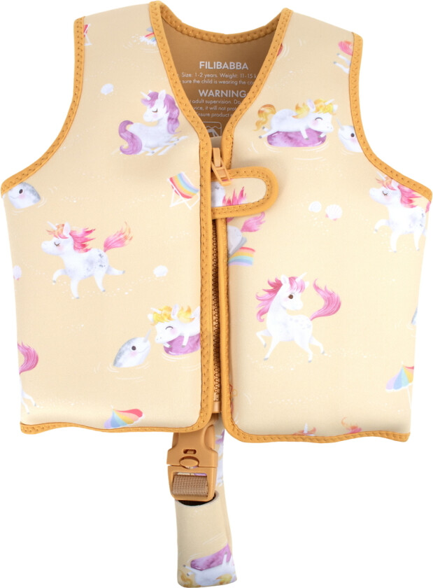 Svømmevest - 1–2 år - Unicorn Shores - - OneSize - Svømmevest