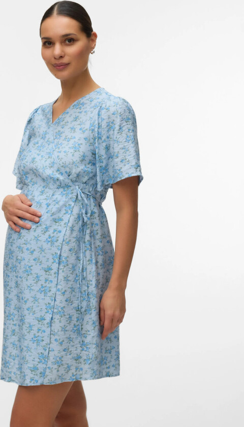 Vmmjosie Ss Wrap Abk Dress Wvn Ga - Blue - S