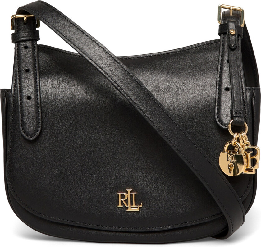 Leather Medium Marcy Crossbody Bag - Black - ONE SIZE