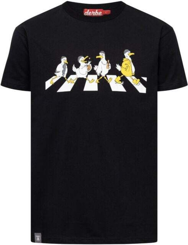 Derbe Hamburg T-skjorte - Seagulls T-skjorte - S til 3XL - Herrer - svart