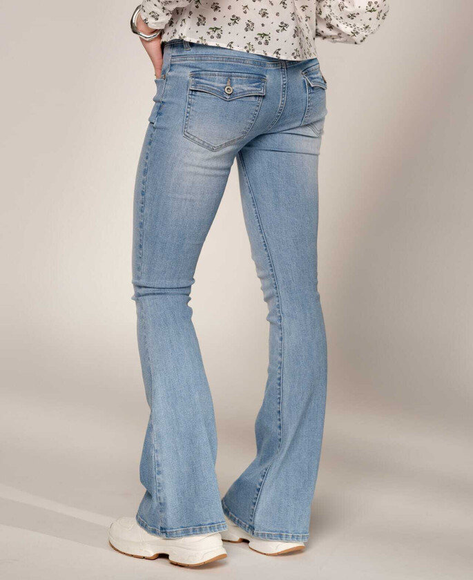 Jeans Isabell Back Pocket 1016, 27/34, Jeans Blå 27/34