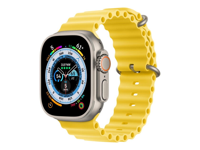 Watch Ultra GPS + Cellular 49mm Titanium Case with Yellow Ocean Band