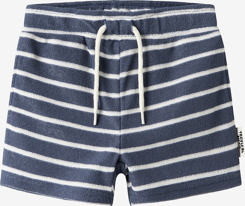 Frottéshorts nmmFinti Nreg Terry Shorts Box - Blå