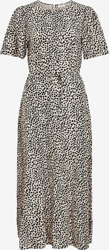 Kjole viGrace O-neck S/s Midi Dress - Grå