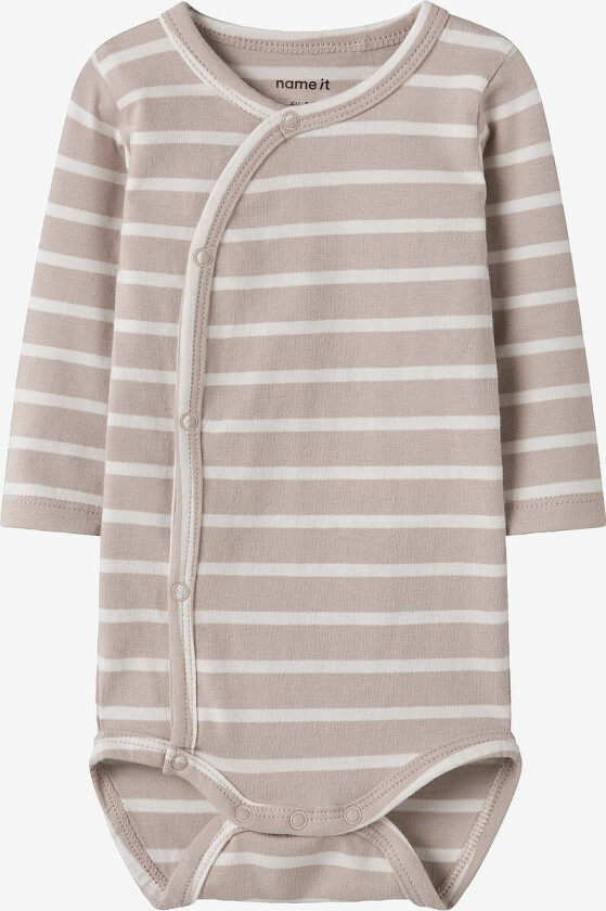 Body nbnOsuppa LS Wrap Body - Grå