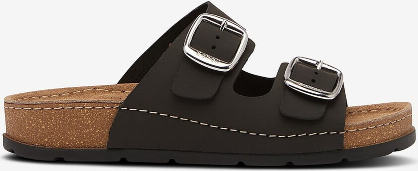 Sandal Bora 2 Buckels - Svart