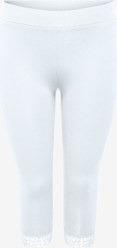 Leggings carTime Life Calf Lace Leggings - Hvit