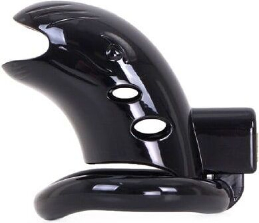 Plastic Chastity Cage Black Kyskhetsbur