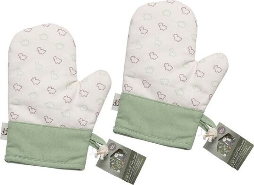 Chic Kids grytevott 22 cm 2 stk dinosaur