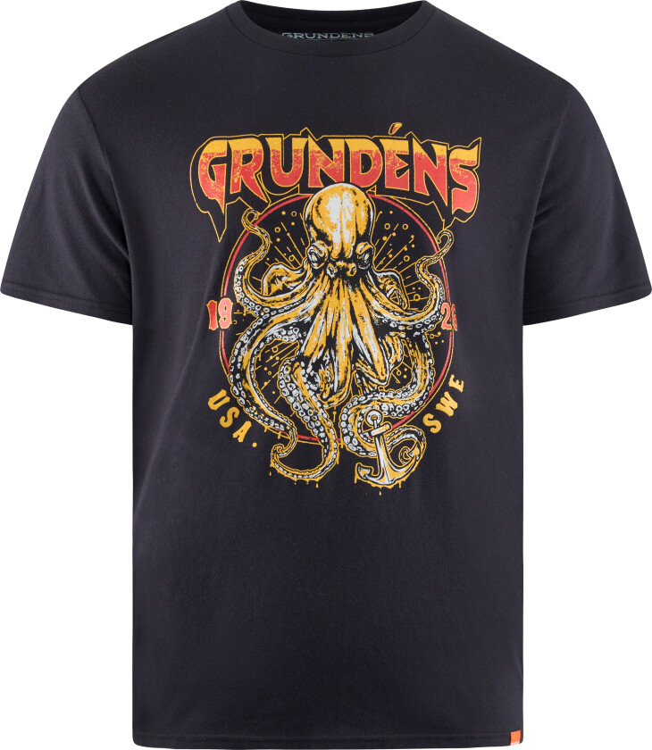 Men's Rocktopus Ss T-Shirt Black