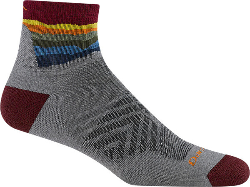 Men's Run Quarter Ultra-Lightweight with Cushion Skyracer Gray