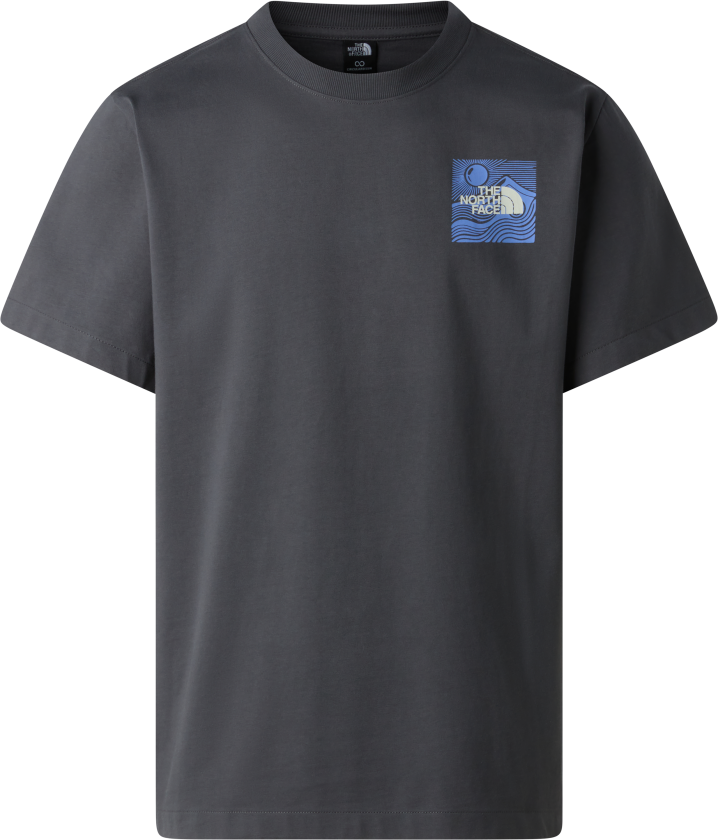 Men's Mountain Escape Relaxed Graphic T-Shirt Anthracite Grey