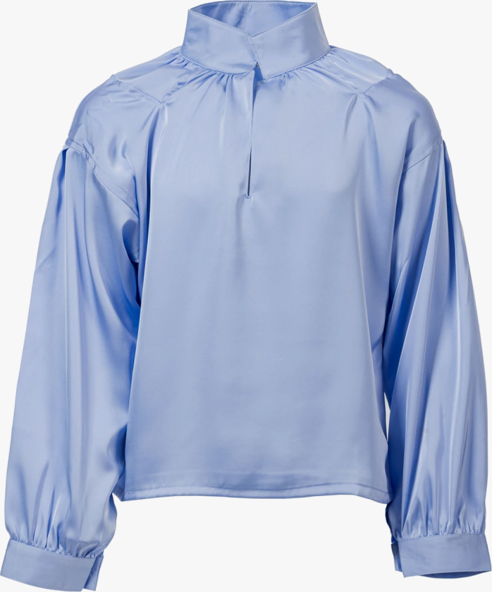 Lise Festdrakt Bluse - Blå - Barn - Festdrakt