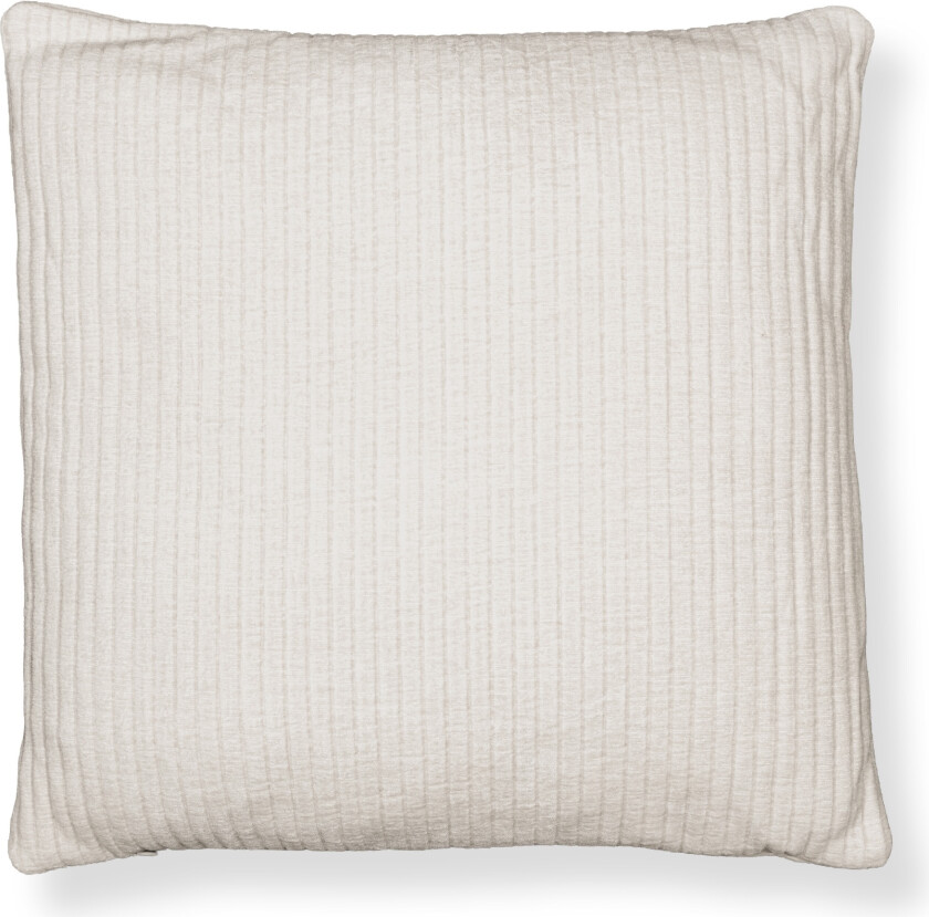 Pyntepute 45x45 cm - Hvit sofapute med fløyelslook - Myk pute til sofaen - Borg Living