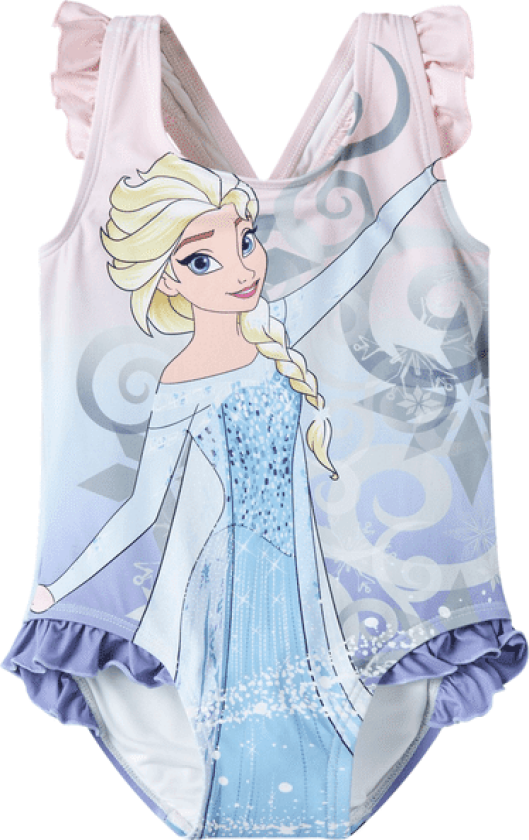 Name It Nmfmosa Frozen badedrakt småbarn, Purple Impression
