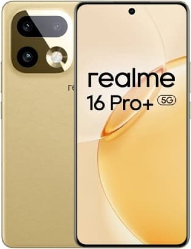 Išmanusis telefonas REALME 16 Pro+ 5G 8/256GB Master Gold