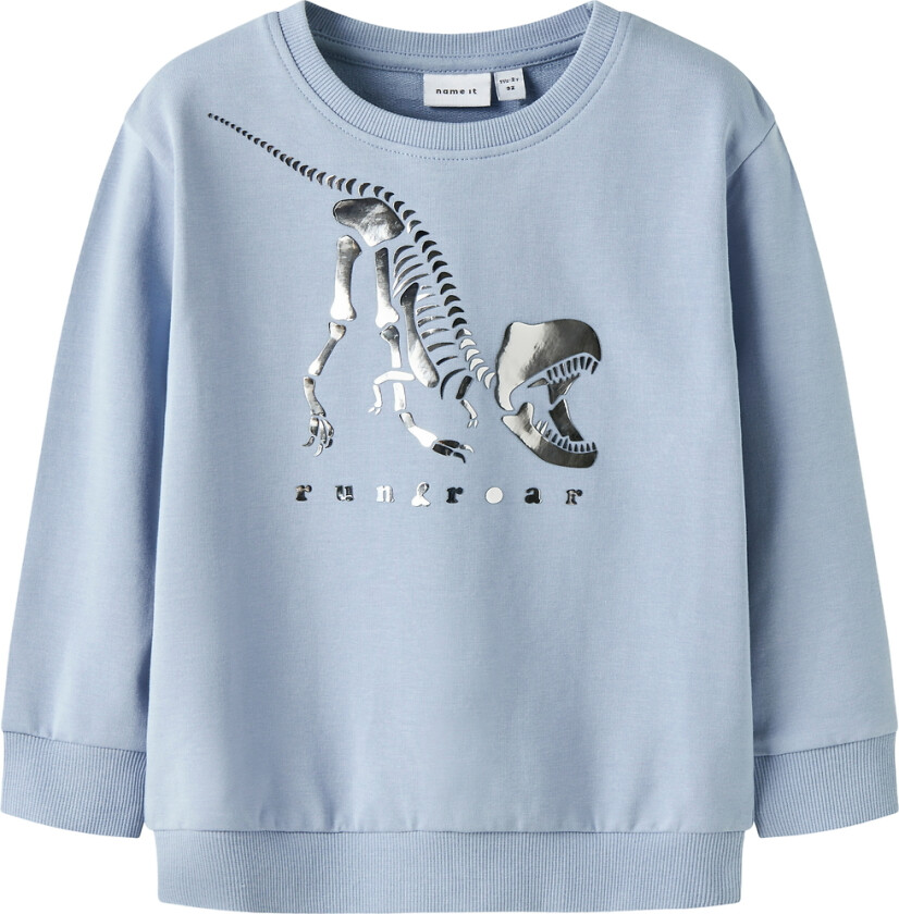 Collegegenser - NmmFinn - Blue Tåke - - 6 år (116) - Collegegenser