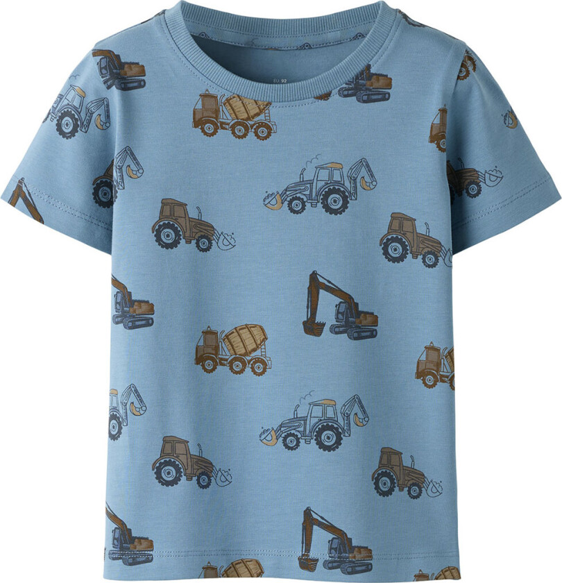 T-skjorte - NmmFinnian - Spring Innsjø/Maskiner - - 5 år (110) - T-skjorte