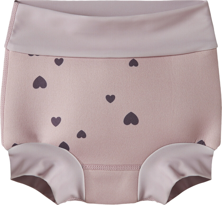 Svømmebleie - NmfZippa - Polert Lilac - - 62/68 - Svømmebleie