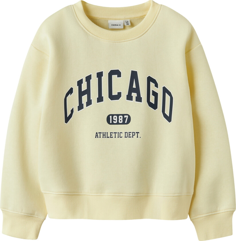 Collegegenser - NkfFabia - Pear Sorbet - - 9-10 år (134-140) - Collegegenser