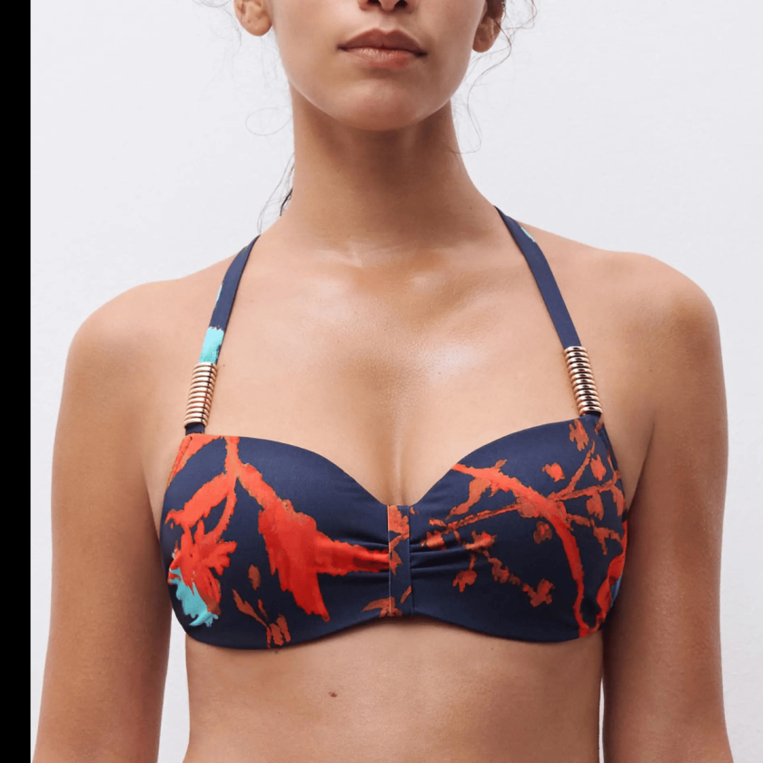 Icon bikinitopp med bøyle, multi, Størrelse: 70C, Kvinner