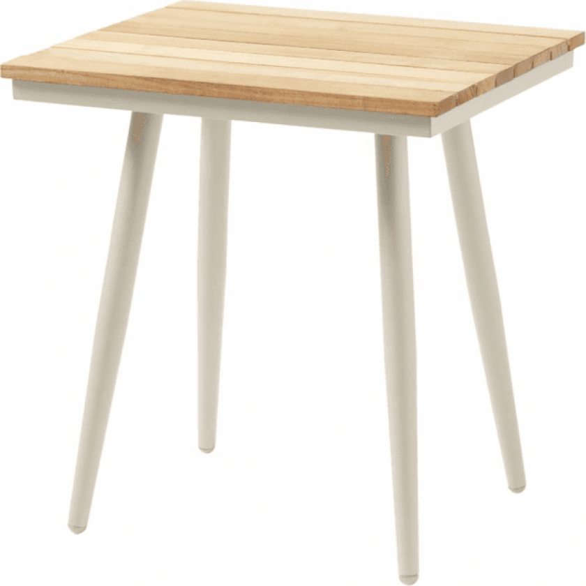 Rio Sidebord, Sandy Grey aluminium/teak