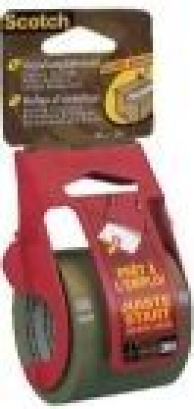 Scotch C5020D - Dispenser med pakketape - 50 mm x 20 m - polypropylen - brun tape