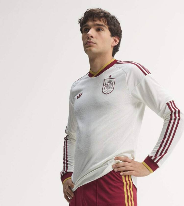 Spania Bortedrakt World Cup 2026 Authentic Langermet - adidas, størrelse 3XL
