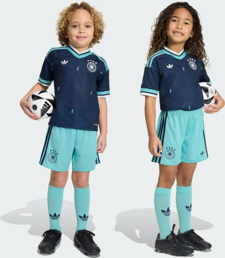 Tyskland Bortedrakt World Cup 2026 Mini-kit Barn - adidas, størrelse 92cm