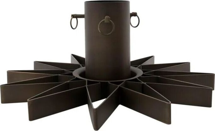 Star juletrefot Antikk brun