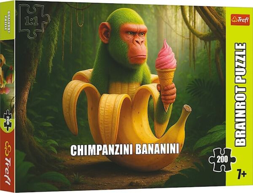 Italian Brainrot Chimpanzini Bananin Pussel 200 Bitar Trefl
