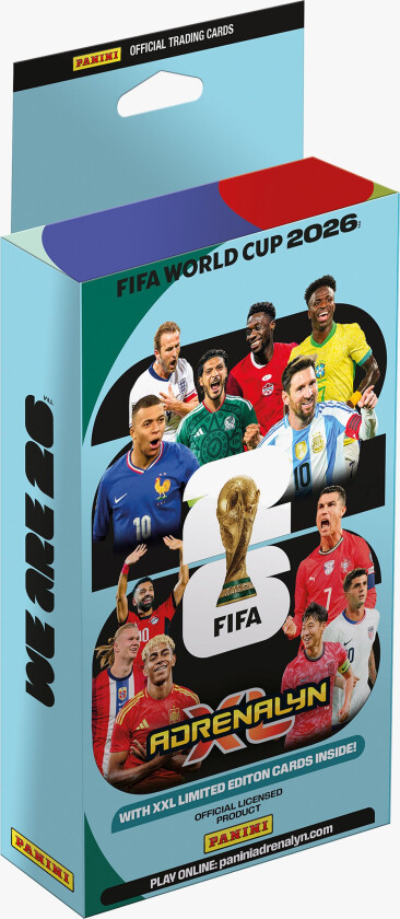 XL FIFA World Cup 2026 Samlekort Maxi Blister XXL - Kortspill & Memory - Plast