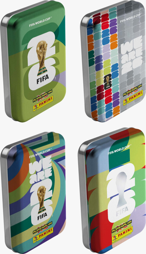 XL FIFA World Cup 2026 Samlekort Pocket Tin Blandet - Kortspill & Memory - Metall