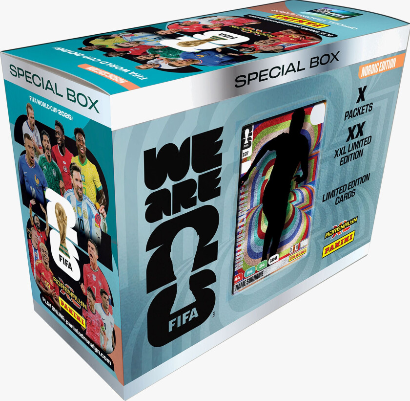 XL FIFA World Cup 2026 Samlekort Gift Box - Kortspill & Memory - Metall