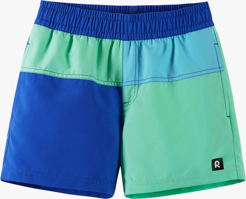 Palmu Badeshorts, Sparkly Blue, 140 - Badetøy - 100% Polyester