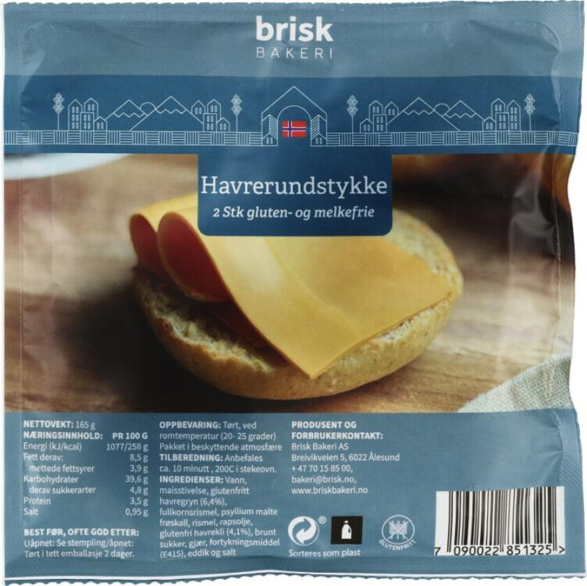Havrerundstykker Norsk alternativ til Sächer