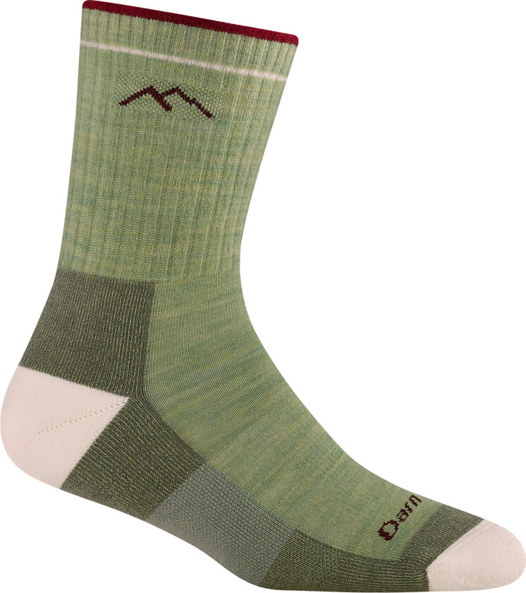 Women's Hiker Micro Crew Midweight Hiking Sock Cushion Mint