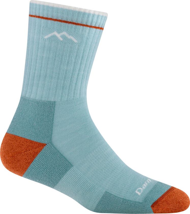 Women's Hiker Micro Crew Midweight Hiking Sock Cushion Glacier