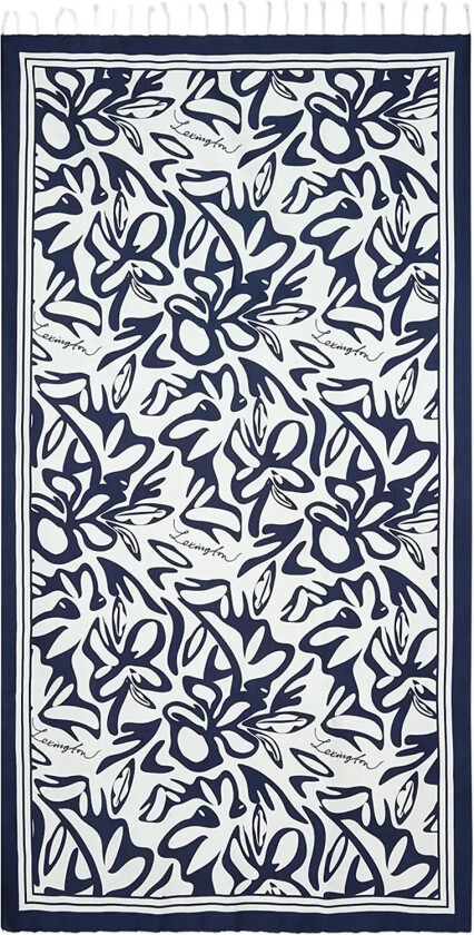 Bilde av Printed Beach Scarf - Navy - ONE SIZE