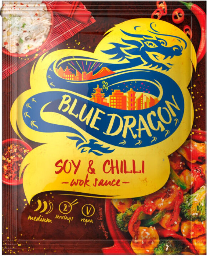 Woksaus En litt hottere woksaus med soya og chilli.