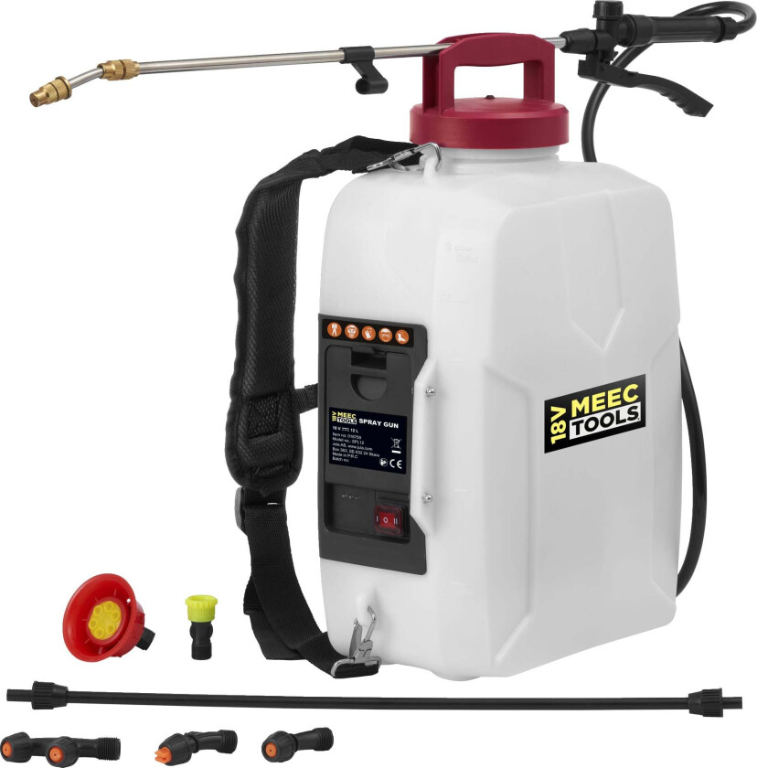 Trykksprøyte 18 V 12 l
