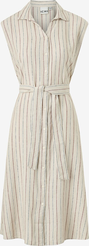 Skjortekjole ihLinno Dr3 - Hvit