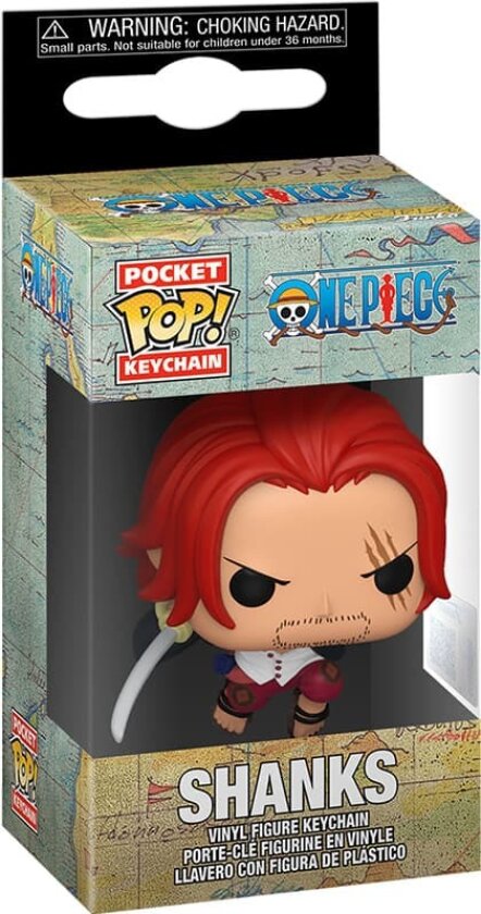 One Piece nøkkelring (Shanks)