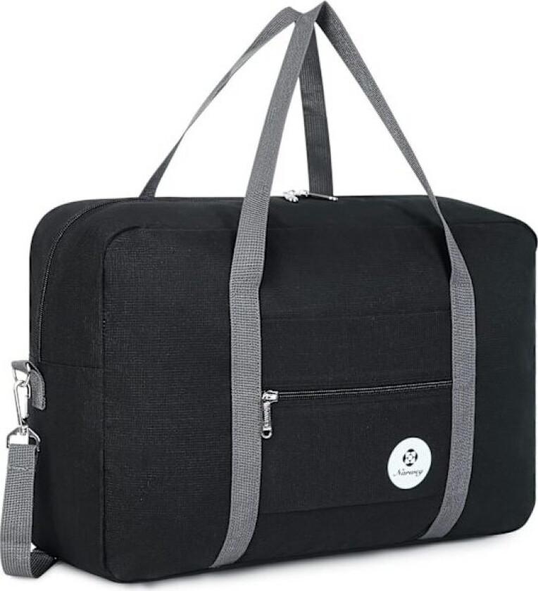 Sammenleggbar reiseveske 45x32x16 Håndveske Utstyrt bagasje Weekendbag Sports Weekendbag Damehåndveske for fly 25L med skulderstropp