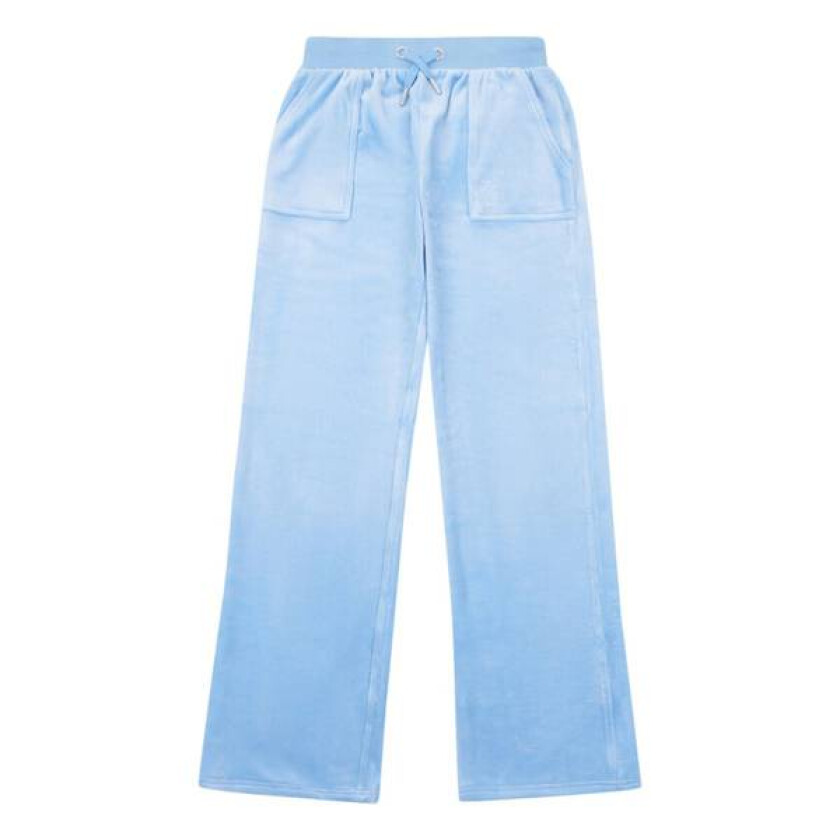 Tonal Velour Joggebukse, Della Robbia Blue