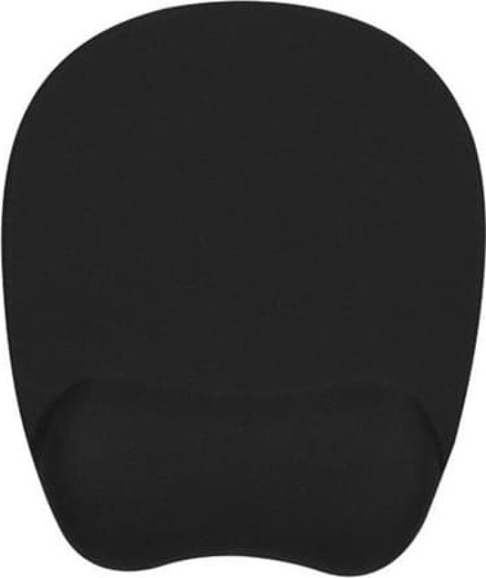 Powerton pad Musematte, ergonomisk, memory foam, svart, Powerton