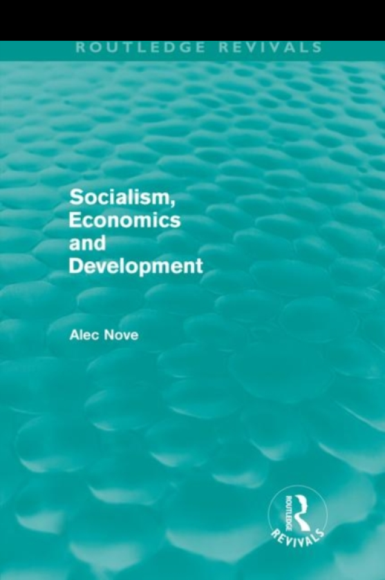 Socialism, Economics and Development (Routledge Revivals)