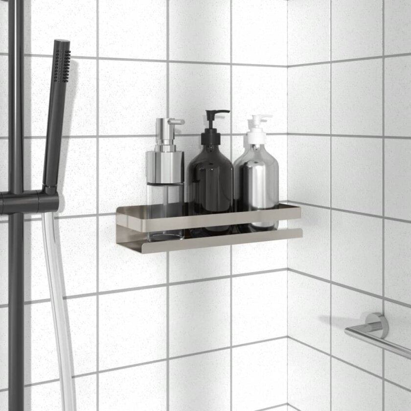 Dusjhylle 30x10x6 cm børstet 304 rustfritt stål