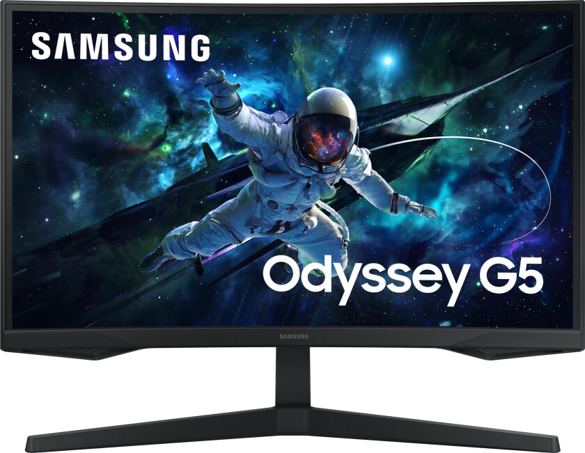 27" Odyssey G5 G55C QHD 165Hz Curved Gaming Monitor, Black